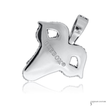 Icebox Goat Pendant 14k White Gold with 20" Chain Pre-Owned