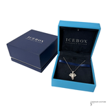 Icebox Goat Pendant 14k White Gold with 20" Chain Pre-Owned