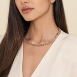 Infinity Bujukan 14K Gold Sterling Silver Chain Necklace
