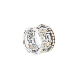 Pre-Owned John Hardy Sterling Silver & 18KT Yellow Gold Two-Tone Dot Band Ring | In-Store