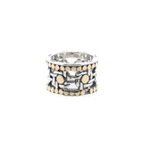 Pre-Owned John Hardy Sterling Silver & 18KT Yellow Gold Two-Tone Dot Band Ring | In-Store