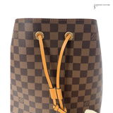 LOUIS VUITTON  Damier Ebene Neonoe Orange Soft Interior MM Pre-owned
