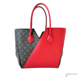 LOUIS VUITTON Kimono Monogram Tote Cherry Calfskin MM