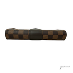 Jewelry case with checkered pattern on a white background