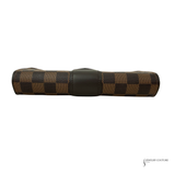 Jewelry case with checkered pattern on a white background