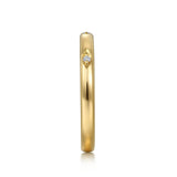 Gabriel & Co. 14K Yellow Gold Diamond Stackable Ladies Ring