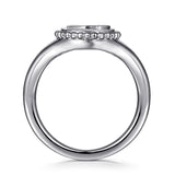 925 Sterling Silver Diamond Bujukan LOVE Medallion Ladies Ring Available In-Store