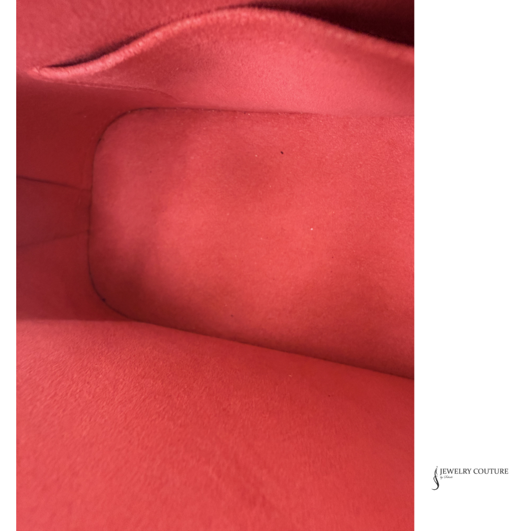 Close-up of red fabric texture