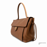 Louis Vuitton Lockme PM Tote Bag Caramel Taurillon Pebbled Leather Pre-Owned