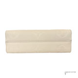 Louis Vuitton OnTheGo East West Monogram Empreinte Leather Shoulder Bag Cream | Authentic Pre-Owned LV Pre-Owned