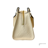 Louis Vuitton OnTheGo East West Monogram Empreinte Leather Shoulder Bag Cream | Authentic Pre-Owned LV Pre-Owned