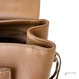 Louis Vuitton Lockme PM Tote Bag Caramel Taurillon Pebbled Leather Pre-Owned