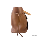 Louis Vuitton Lockme PM Tote Bag Caramel Taurillon Pebbled Leather Pre-Owned