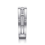 Gabriel Co Geometric Wide Band 925 Sterling Silver In-Store