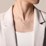 Gabriel & Co. 14K Yellow Gold Bujukan Pearl Drop Pendant Necklace | Freshwater Pearl Necklace In-Store