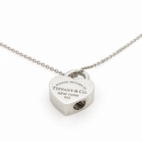 Pre-Owned Tiffany & Co. Heart Padlock Necklace