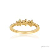 14K Yellow Gold Diamond Three Star Ring .37 CTW Size 6 | In-Store