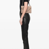 Saint Laurent Pre-Owned Envelope Medium In Quilted Grain De Poudre Embossed Leather Flap Bag Nude Pink