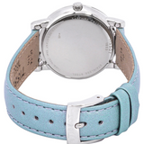 TISSOT Carson Premium Light Blue Dial Leather Strap Women's Watch T122.223.16.353.00