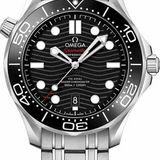 Omega Seamaster Diver 300M Co-Axial Master Chronometer Black Dial on Bracelet Pre-Loved