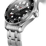 Omega Seamaster Diver 300M Co-Axial Master Chronometer Black Dial on Bracelet Pre-Loved