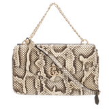 Gucci Thiara Double Shoulder Bag Python and Leather Medium