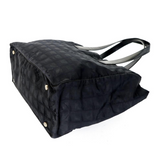 Chanel Medium Black Travel Ligne Tote Bag
