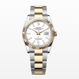 Rolex Datejust 41mm Yellow Gold & Stainless Steel Silver Index Dial & Fluted Bezel 126333