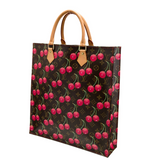 Louis Vuitton Cherry Tote Pre-Owned Monogram Cerises Sac Plat bag Takashi Murakami Brown Cherry