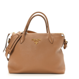 PRADA  Vitello Phenix Tote Cannella