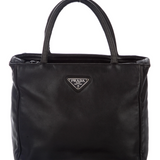 PRADA Black Leather Tote