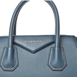 GIVENCHY  Sugar Goatskin Small Antigona Oil Blue