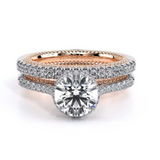 Verragio Couture-0482W 14K Two Tone