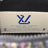 LOUIS VUITTON  Wool Keepall XS Multicolor Pre-Loved LV Handbag Shoulder Bag