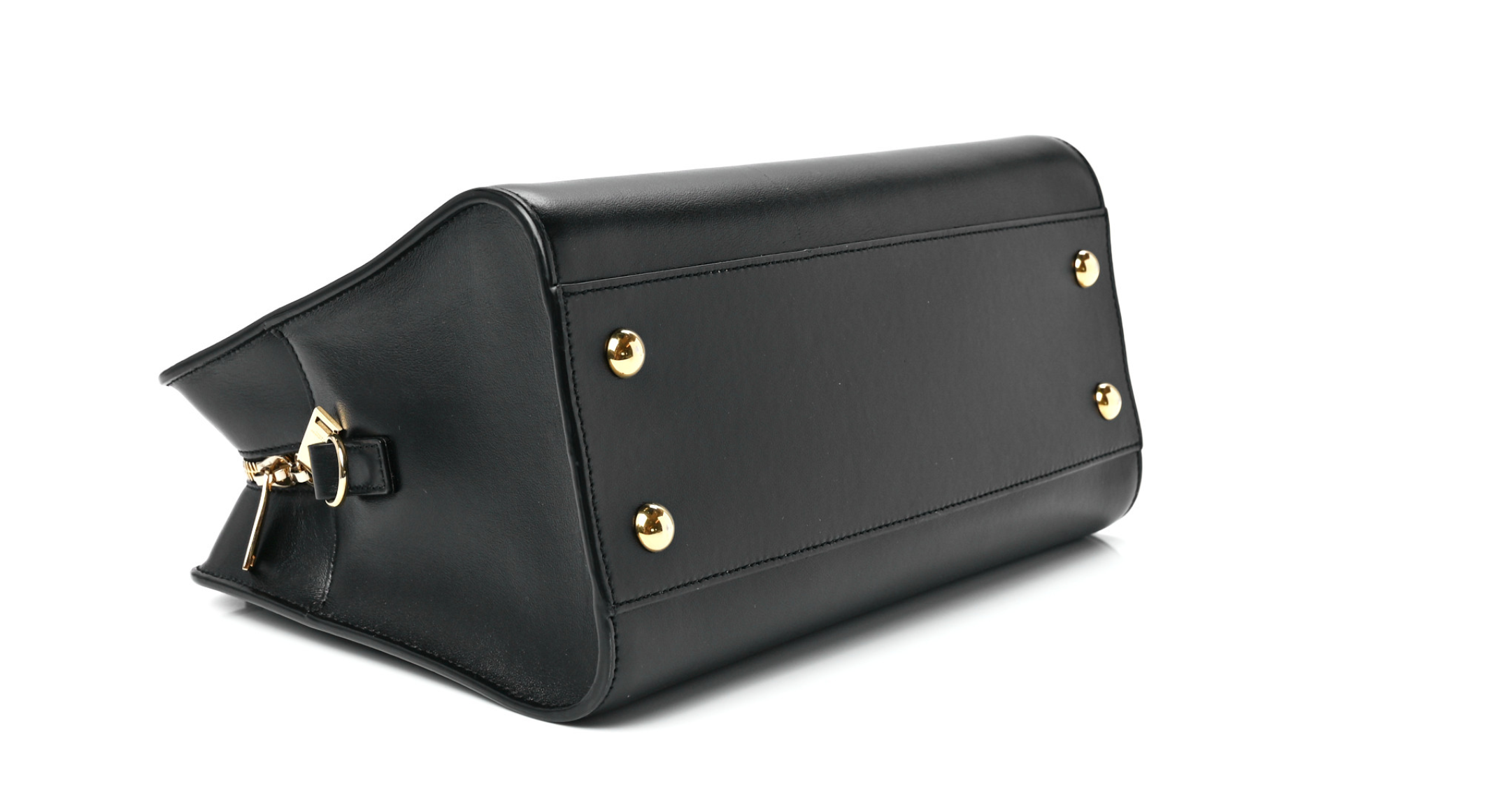 SAINT LAURENT  Calfskin Monogram Baby Cabas Black