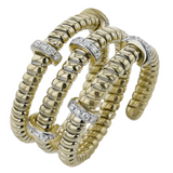Simon G., Right Hand Ring in 18K Yellow Gold with Diamonds In-Store