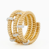 Simon G., Right Hand Ring in 18K Yellow Gold with Diamonds In-Store