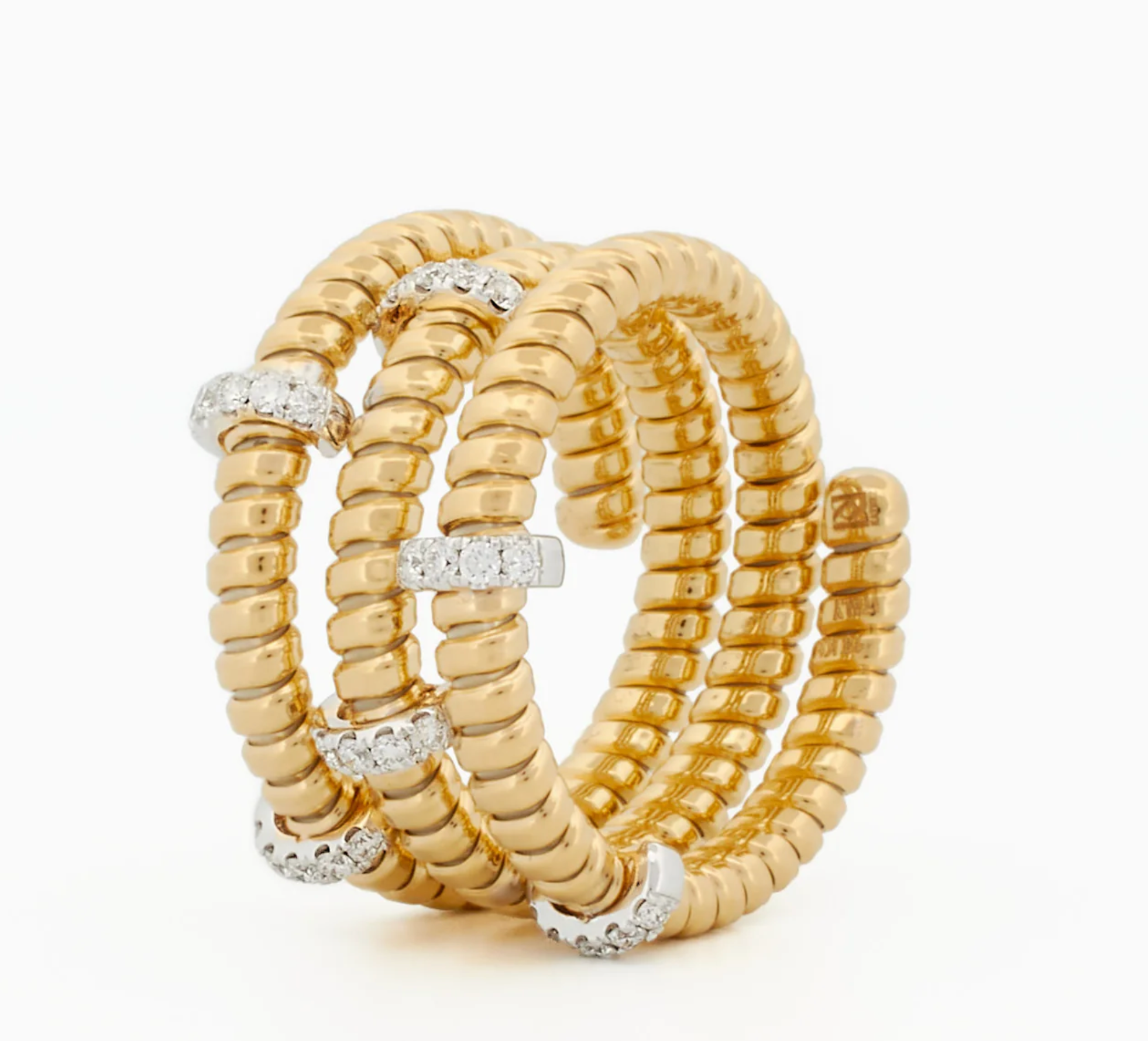 Simon G., Right Hand Ring in 18K Yellow Gold with Diamonds In-Store
