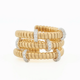 Simon G., Right Hand Ring in 18K Yellow Gold with Diamonds In-Store
