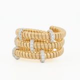 Simon G., Right Hand Ring in 18K Yellow Gold with Diamonds In-Store