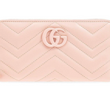GUCCI Gg Marmont Quilted Zip-around Wallet