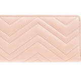 GUCCI Gg Marmont Quilted Zip-around Wallet