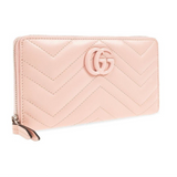 GUCCI Gg Marmont Quilted Zip-around Wallet