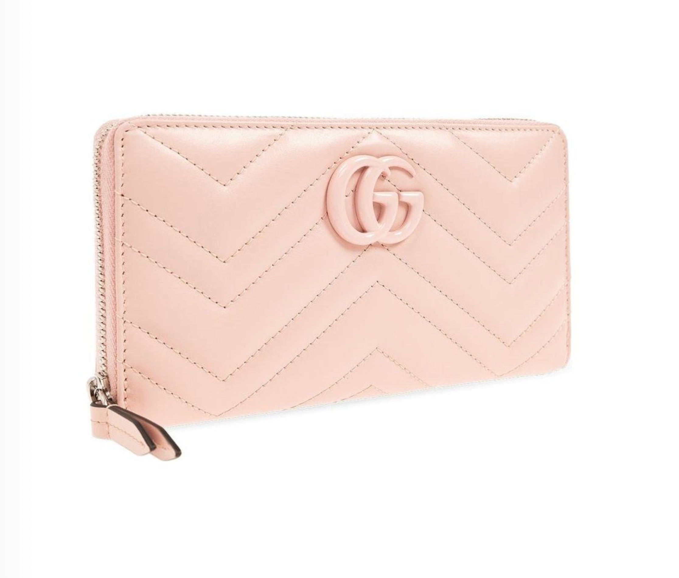 GUCCI Gg Marmont Quilted Zip-around Wallet