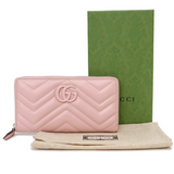GUCCI Gg Marmont Quilted Zip-around Wallet