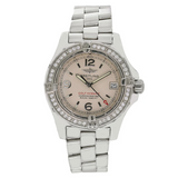 BREITLING COLT OCEANE A77380 33MM WHITE DIAL WITH DIAMOND BEZEL Women's Wristwatch Stainless Steel Pre-Loved