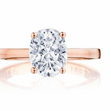 Oval Solitaire Engagement Ring Tacori Rose Gold In-Store