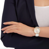Swarovski Daytime White Heart Watch