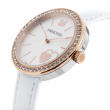 Swarovski Daytime White Heart Watch