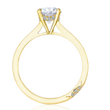 Oval Solitaire Engagement Ring Tacori 18KT YELLOW GOLD In-Store